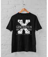 GEN-X - Soft and Lightweight Cotton T-Shirt with Front and Back Design Black - $22.43