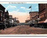 Falls Street View Niagara Falls New York NY UNP WB Postcard Q23 - $2.92