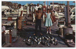 Fishing Is Good At Cape May,New Jersey Postcard - £7.74 GBP