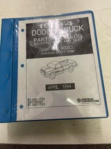 1994 Dodge Ram Truck  Diesel 1500 3500 Parts Catalog Manual Book OEM - £79.74 GBP