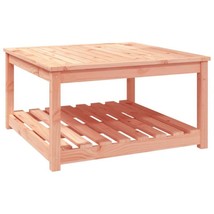 Outdoor Indoor Garden Patio Wooden Pine Wood Square Coffee Table With Sh... - £81.34 GBP+