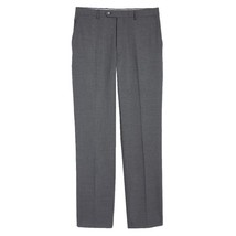 NWT Mens Size 44 Hart Schaffner Marx Flat Front Stretch Solid Wool Trouser Pants - £31.25 GBP