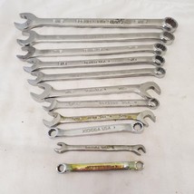 Lot of 11 Assorted Open-End, Combination &amp; Double Box Wrench LOT 443 - £136.46 GBP