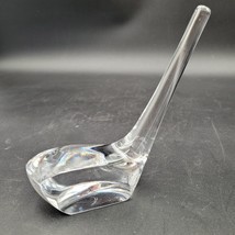 Crystal Clear Glass Golf Club Driver Office Desk Paper Weight - £11.66 GBP