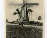 Windmill Barbados Postcard Bruce Weatherhead Barbados Pharmacy  - $17.82