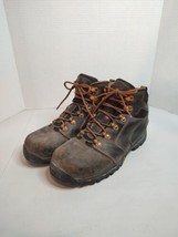 Danner Vicious Gore-Tex Brown Orange Vibram Leather Boots Sz 9.5 Comp Toe - £33.14 GBP