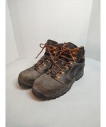 Danner Vicious Gore-Tex Brown Orange Vibram Leather Boots Sz 9.5 Comp Toe - $42.08
