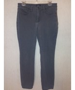 Not Your Daughters NYDJ Petites Alina Skinny Jeans Gray Lift Tuck Stretch sz 8P - $14.84