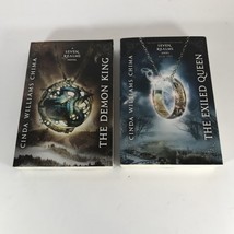 Lot Of 2 Seven Realms Novels Cinda Williams Chima The Demon King &amp; Exhiled Queen - £4.42 GBP