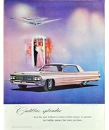 CADILLAC SPLENDOR - The Coupe de Ville Jeweled V Cartier -1962 VTG Print Ad - €9,62 EUR