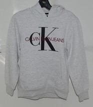 Calvin Klein Jeans CKFEB41F 270 Medium Gray Color Hooded Sweatshirt image 1