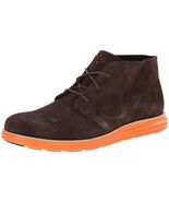 Cole Haan Hombre Lunargrand Woodbury Marrón Ante Naranja Botas Chukka 11... - $179.00