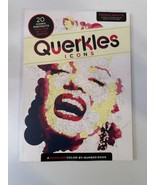 Querkles Icons 20 Portraits &amp; Poster Pavitte Adult Coloring Book By The ... - £14.02 GBP