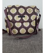 Petunia Pickle Bottom Backpack Shoulder Diaper Bag Brown Light Yellow Gr... - $27.67