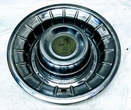 1956 Cadillac Deep Dish Stainless 15 Inch Hubcap Wheel Cover with Emblem... - £53.00 GBP