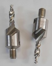 Guhring Drivematic 3/16&quot; Countersink Drill Bits  1/4&quot; Threaded Shaft 2 C... - $12.99