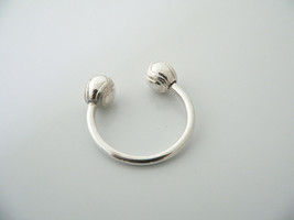 Tiffany &amp; Co Baseball Ball Key Ring Silver Key Chain Keychain Gift Sport... - £193.70 GBP