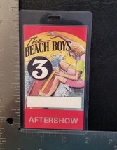 THE BEACH BOYS - ORIGINAL VINTAGE CONCERT TOUR LAMINATE BACKSTAGE PASS - $20.00