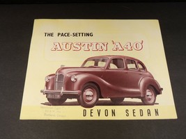 The Pace Setting Austin A40 Devon Sedan Sales Brochure 1947 - $67.48