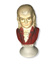 Benjamin Franklin Bust Figurine Lefton China 5.5&quot; Japan - £11.63 GBP