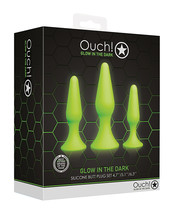 Shots Ouch Butt Plug Set - Glow In The Dark - £32.94 GBP