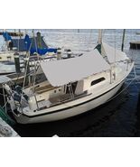 Sailboat Boom Tent &amp; Forward Tarp Combination Set for Sailboats, Gray - $335.61