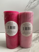 Pink and Hot pink Tulle for crafting or decorating 50 yds. - £7.07 GBP
