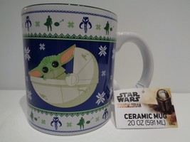 Star Wars Mandalorian The Child Christmas Ceramic 20 oz. Mug / Cup - £10.96 GBP