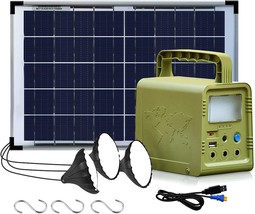 ECO-WORTHY 84Wh Portable Power Station, Solar Generator with 18W Solar Panel, - £61.69 GBP