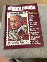 Vintage Sheet Music Magazine March 1986 Jerome Kern Songbook - £6.81 GBP