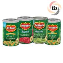 12x Cans Del Monte Variety Flavor Vegetables With Natural Sea Salt | 14.... - $54.46