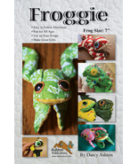 Beanbag Frog Sewing Pattern -- Toy Beanbag Frog -- Plush Frog Pattern - $10.55