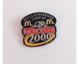 Vintage 2000 Millennium Crew Monopoly McDonald&#39;s Employee Hat Pin - £6.52 GBP