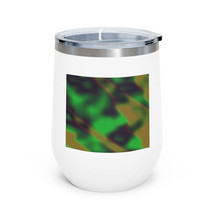 Colorful Painting 12oz Insulated Wine Tumbler - £20.04 GBP
