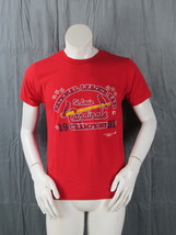 St Louis Cardinals Shirt (VTG) - 1987 National League Champions - Men's Large - £38.53 GBP