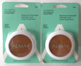 2X ALMAY Clear Complexion Pressed Powder Maximum Strength Acne Treatment... - £3.79 GBP