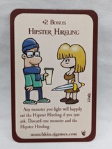 Munchkin Hipster Hireling Promo Card - £7.43 GBP