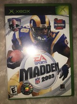 Madden NFL 2003 Microsoft Xbox Video Game Complete - £4.62 GBP