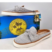 MARGARITAVILLE Mule Sneaker Woman&#39;s 6 Slip-on Casual Nautical Knot Sanda... - £27.80 GBP