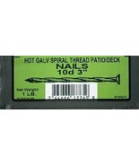 Fox Valley Steel and Wire 78830 Nail Deck Galvanized 10d - £11.79 GBP