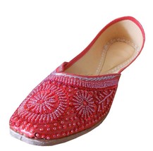 Womne Shoes Jutti Indian Handmade Leather Oxfords Mojari Flat US 9  - £31.96 GBP