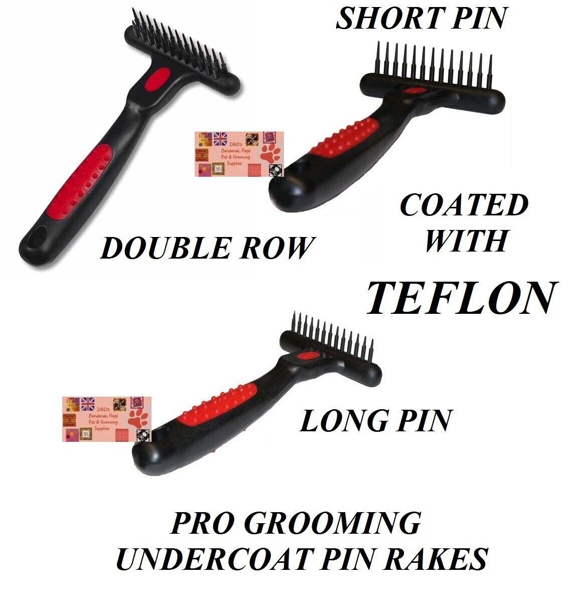 DOG CAT GROOMING Coat Hair Mat Breaker DeTangle Undercoat TEFLON COATED ... - $13.99+