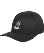 Kangol 5128BC Unisex 3D Wool Flexfit Baseball Cap Black S/M Hat - $39.99
