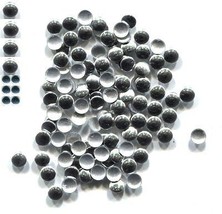 ROUND Smooth Nailheads  3mm Hot Fix SILVER Color 1 gross - £4.34 GBP