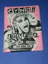Cyndi Lauper Bubble Gum Pack Vintage 1985 Sealed - £15.75 GBP