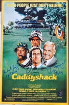 CADDYSHACK CAST Signed Poster x4 - Bill Murray, Chevy Chase, Michael O&#39;K... - £755.36 GBP