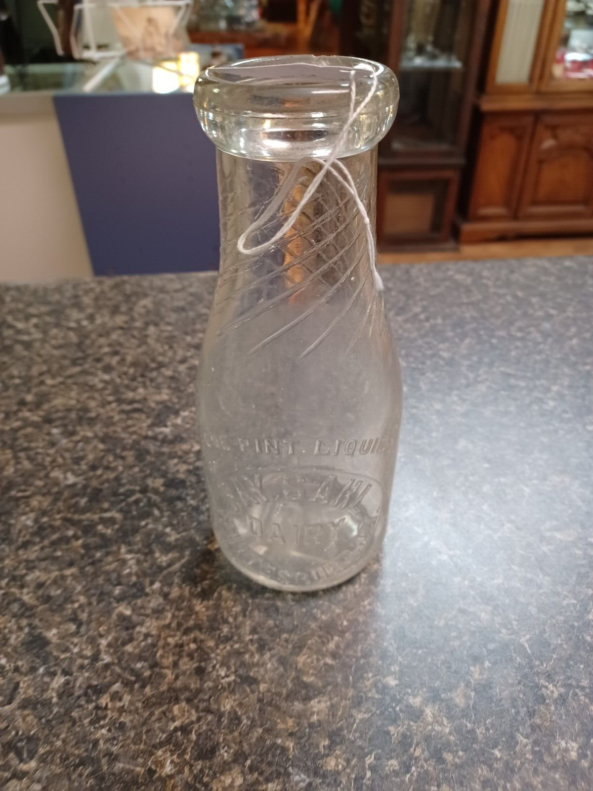 Ray Sahl Dairy Pint Milk Bottle Whitesboro, NY - $14.84