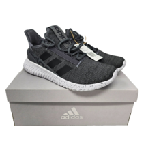 Adidas Kaptir 2.0 Men&#39;s Size 8.5 Lace Up Athletic Shoes Char/Blk H00277 New - £49.12 GBP