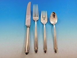 Contempora by D&H Sterling Silver Flatware Set For 8 Service 37 Pcs Art Deco - £2,590.38 GBP