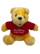 Winnie the Pooh Plush VHS Walt Disney Home Video 6&quot; Sitting vintage studios 80s - £7.07 GBP